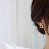 Minimalist Cubic Zirconia Studs Earrings