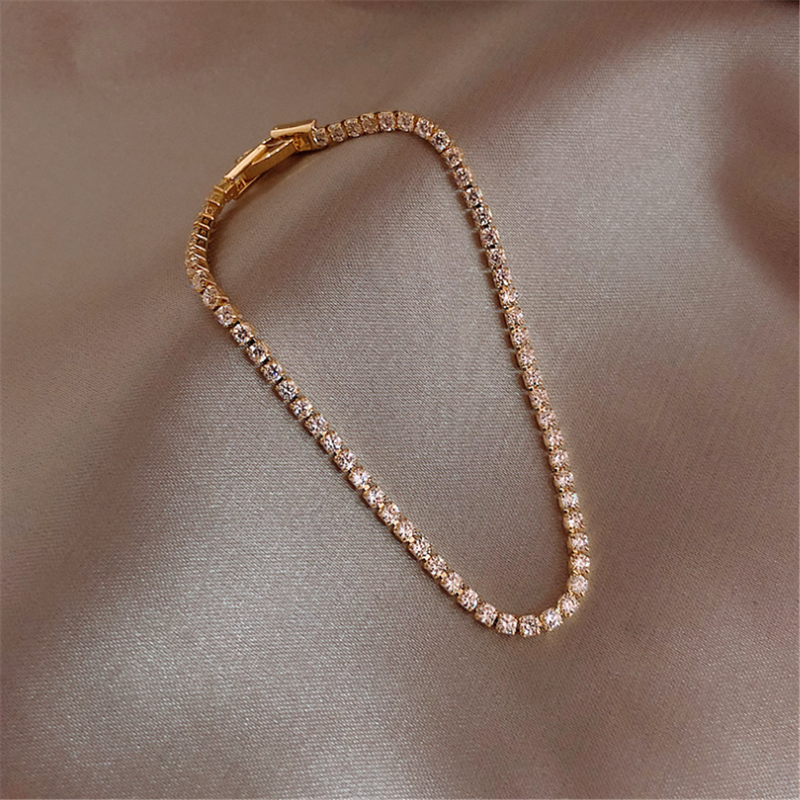 Minimalist Cubic Zirconia Beaded Bracelets