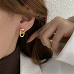 Minimalist Rose Gold Studs Earrings