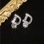 Rhinestones Crystal Statement Studs Earrings