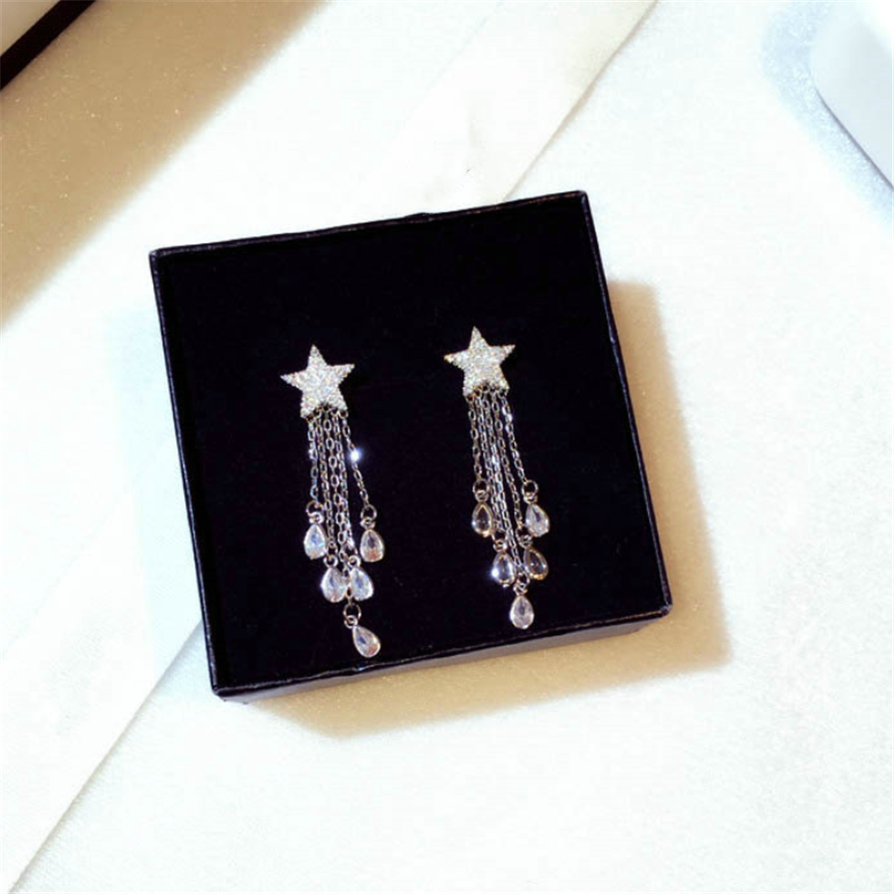 Initial Cubic Zirconia Statement Earrings – P.phoebus Jewelry
