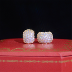 Classic Rhinestones Crystal Beaded Studs Earrings