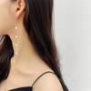 Pearl Thread Dangle Earrings