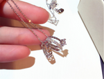 Minimalist Bulk Rings on Chain Necklace Choker